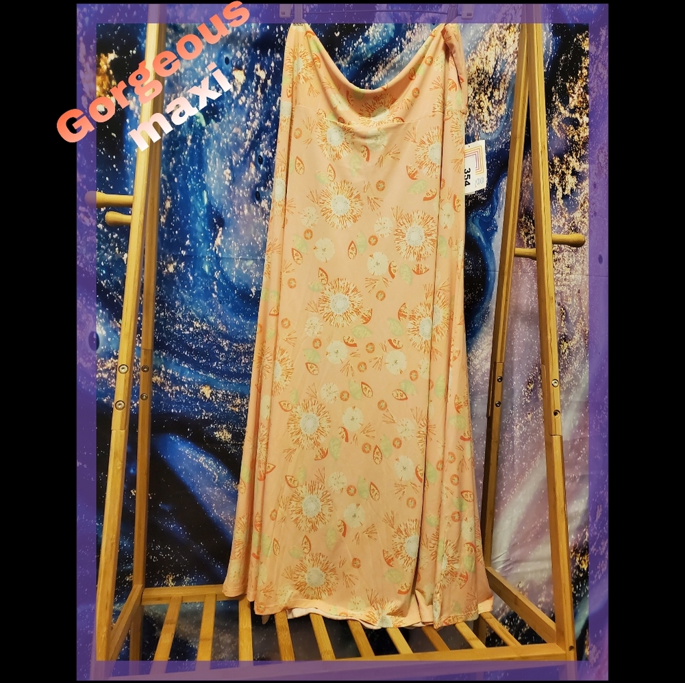 NWT LulaRoe Maxi Skirt 2XL * free shipping *